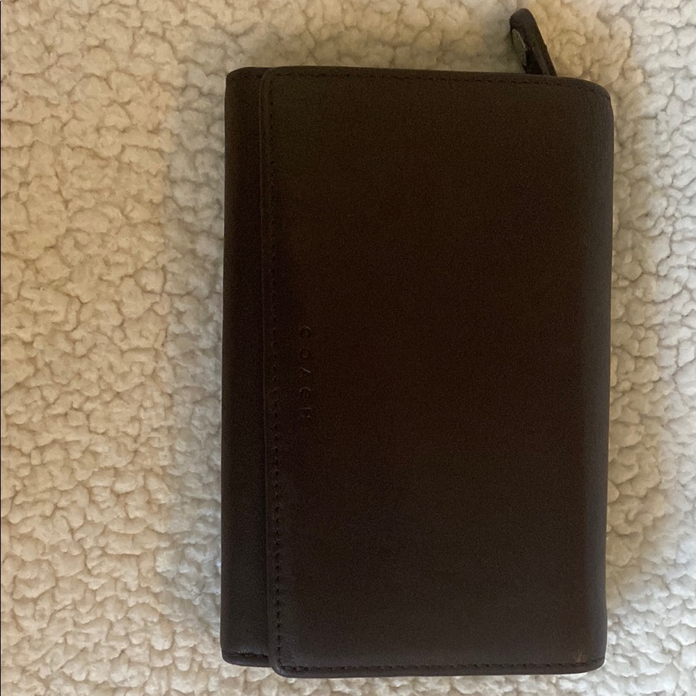 Coach Dark Leather Wallet